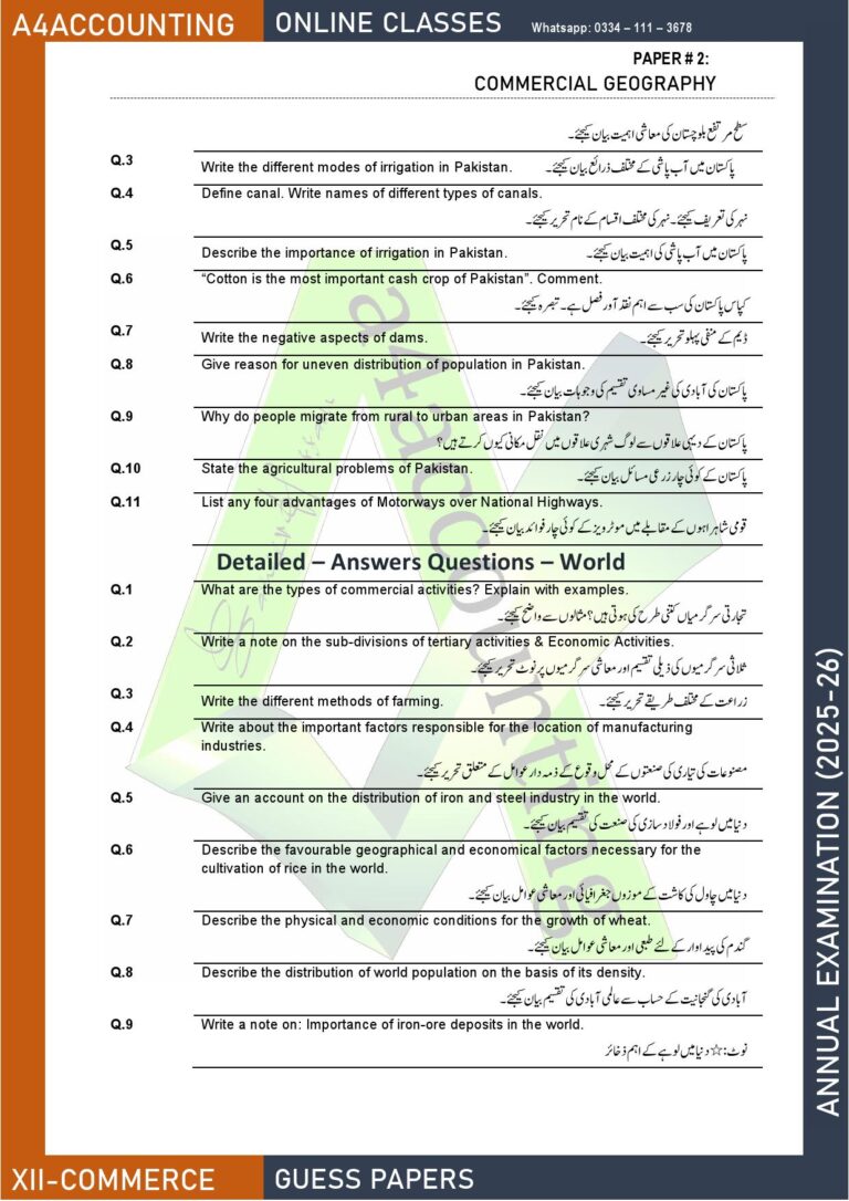 Guess Papers 2. cg0002